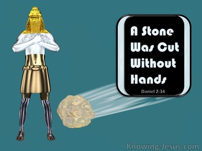 Daniel 2:34 You Watched While A Stone Was Cut Out Without Hands (black)